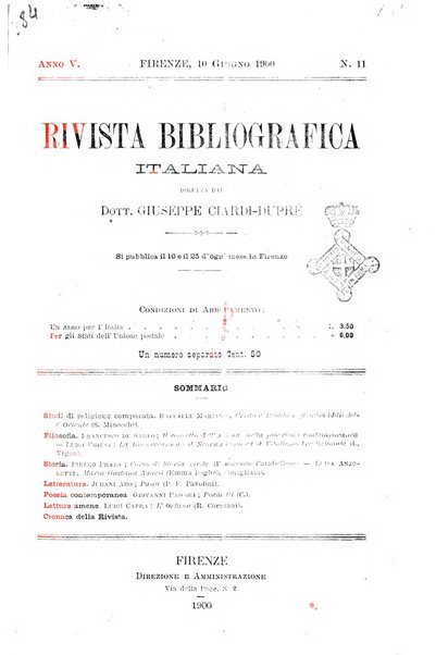 Rivista bibliografica italiana