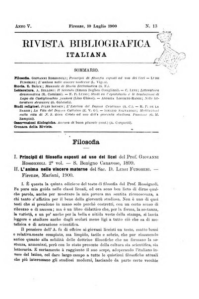 Rivista bibliografica italiana