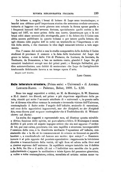 Rivista bibliografica italiana