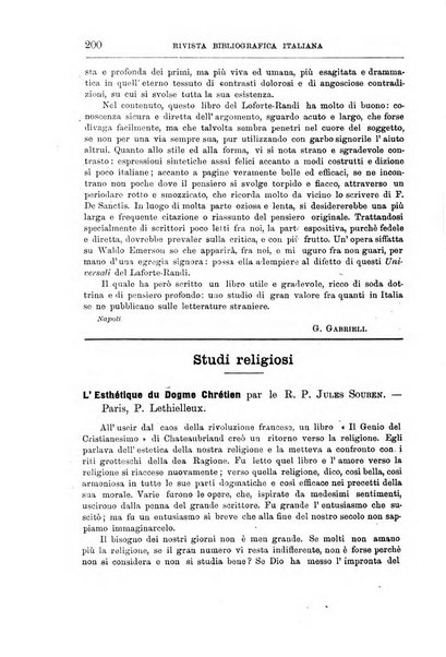 Rivista bibliografica italiana