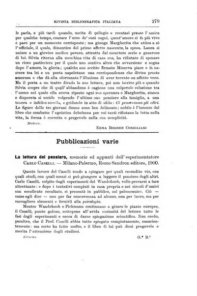 Rivista bibliografica italiana