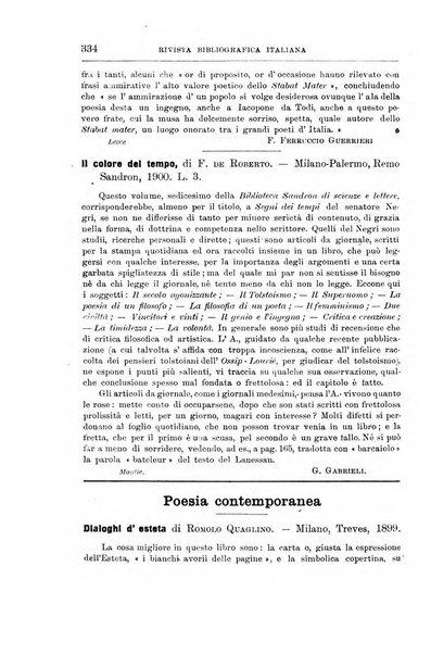 Rivista bibliografica italiana