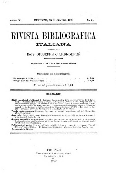 Rivista bibliografica italiana