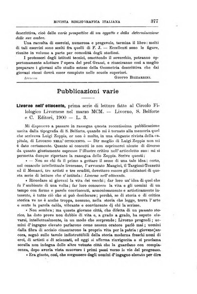 Rivista bibliografica italiana