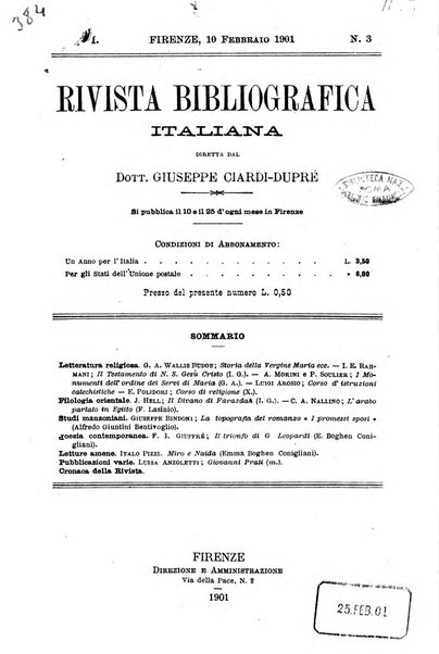 Rivista bibliografica italiana