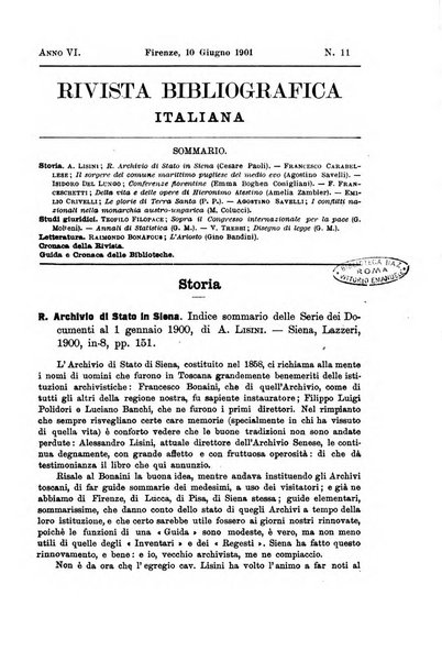 Rivista bibliografica italiana