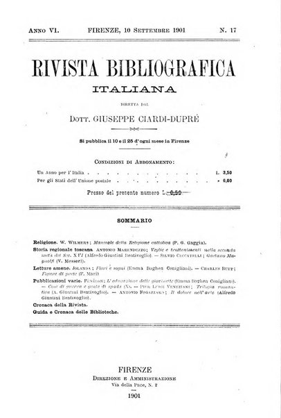 Rivista bibliografica italiana