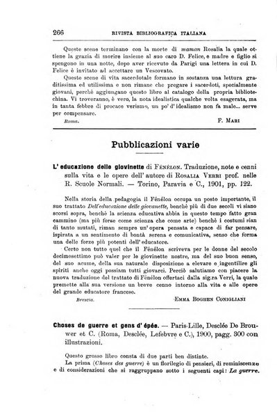 Rivista bibliografica italiana