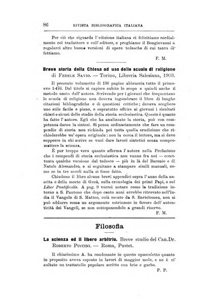 Rivista bibliografica italiana