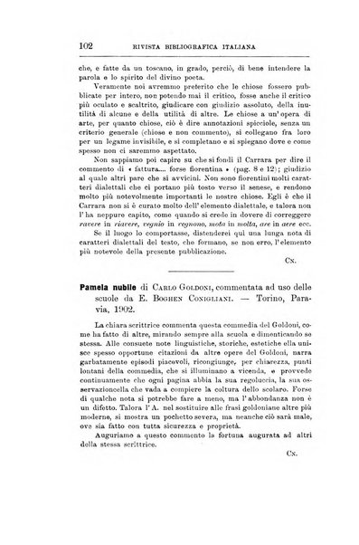 Rivista bibliografica italiana