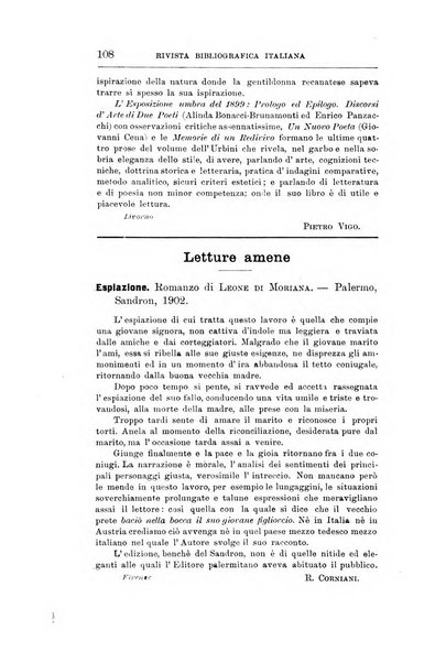 Rivista bibliografica italiana