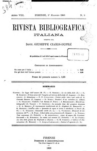 Rivista bibliografica italiana