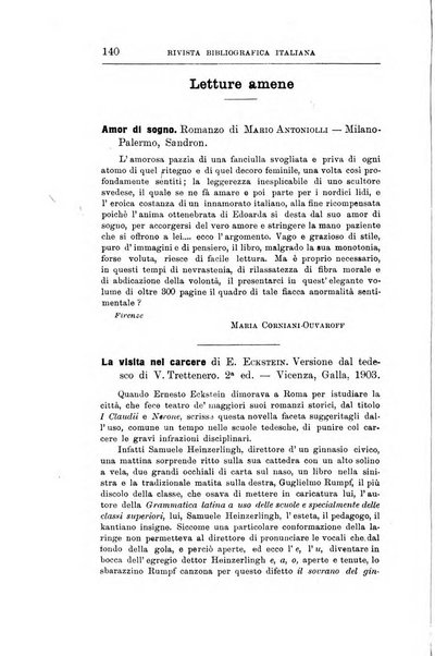 Rivista bibliografica italiana