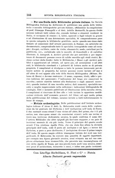 Rivista bibliografica italiana