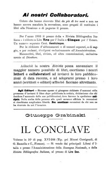 Rivista bibliografica italiana