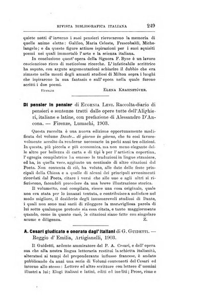 Rivista bibliografica italiana