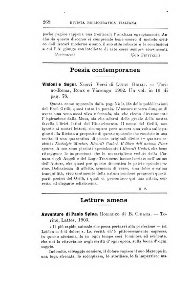 Rivista bibliografica italiana