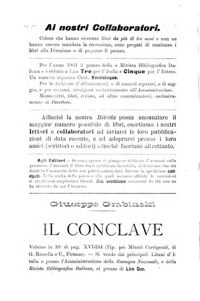 Rivista bibliografica italiana