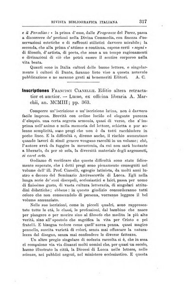 Rivista bibliografica italiana