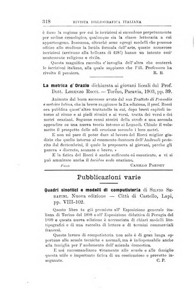 Rivista bibliografica italiana