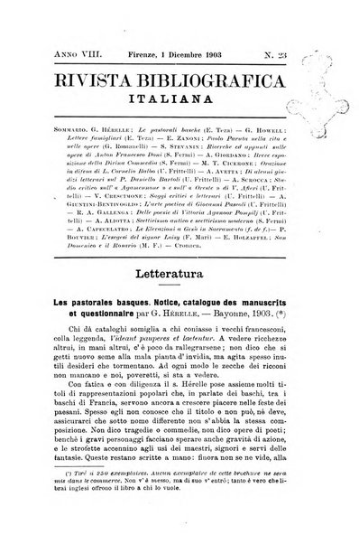 Rivista bibliografica italiana