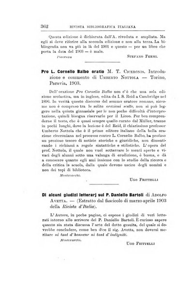 Rivista bibliografica italiana