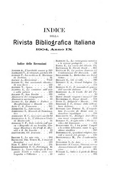 Rivista bibliografica italiana