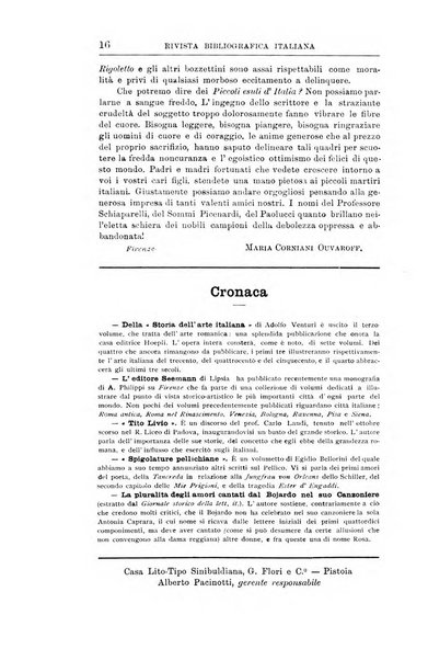 Rivista bibliografica italiana