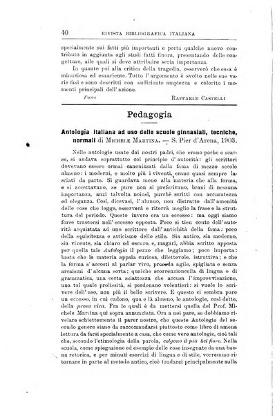 Rivista bibliografica italiana