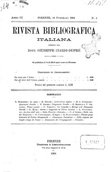 Rivista bibliografica italiana