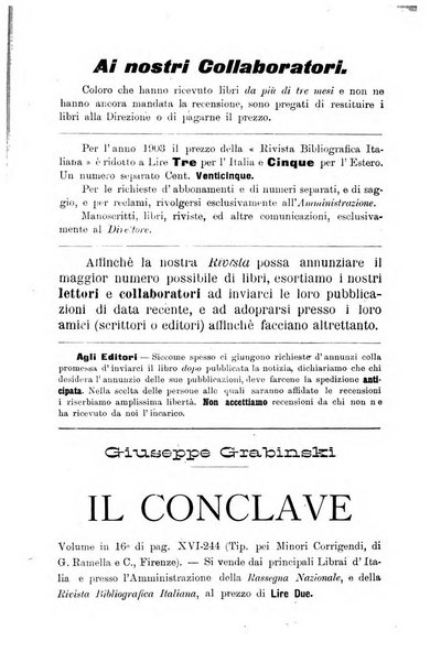 Rivista bibliografica italiana