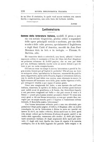 Rivista bibliografica italiana