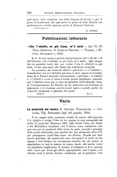 Rivista bibliografica italiana