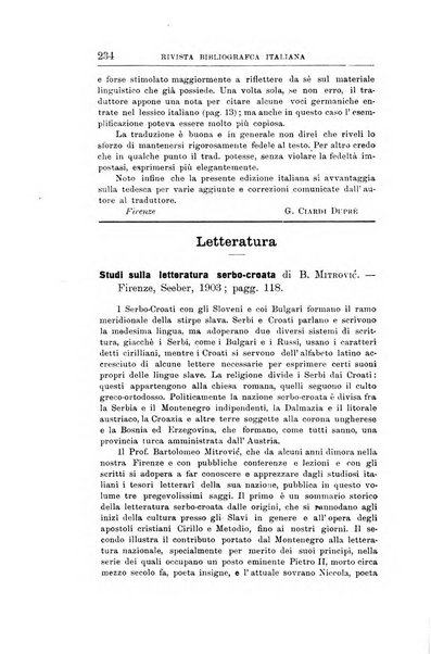 Rivista bibliografica italiana