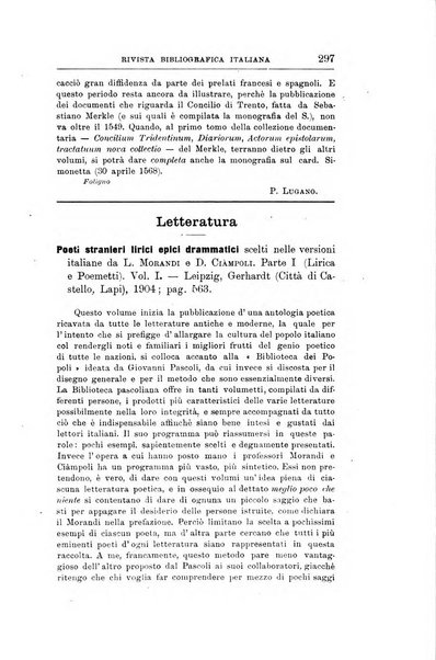 Rivista bibliografica italiana