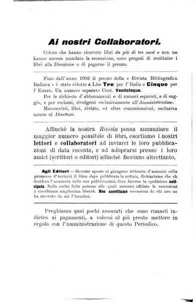 Rivista bibliografica italiana