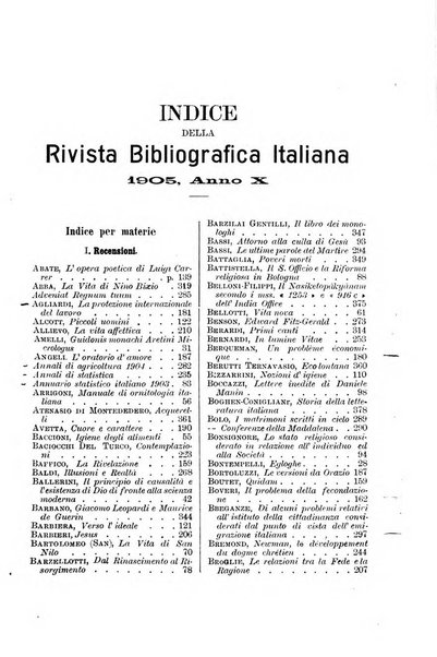 Rivista bibliografica italiana