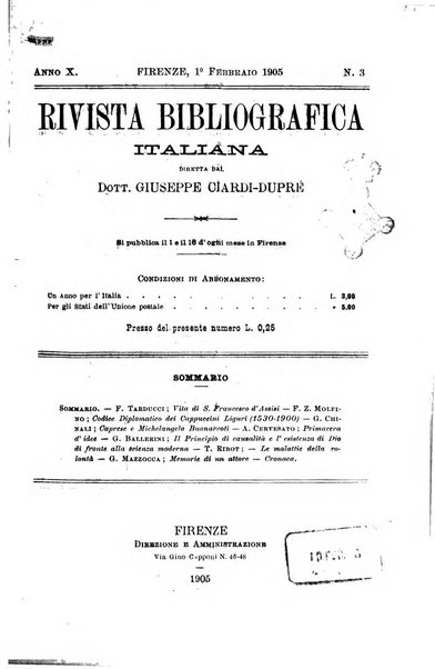 Rivista bibliografica italiana