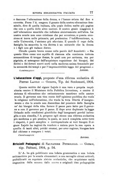 Rivista bibliografica italiana