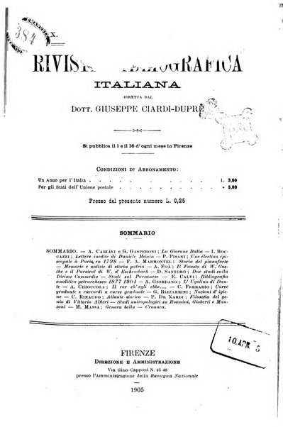 Rivista bibliografica italiana