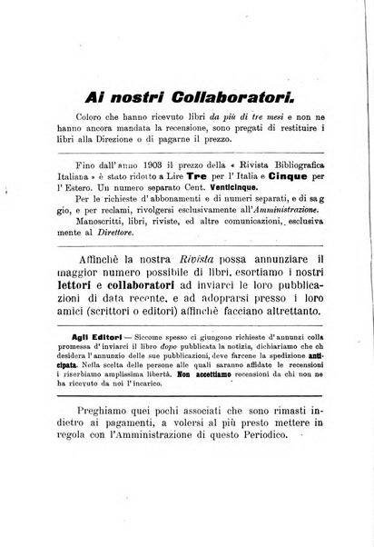 Rivista bibliografica italiana