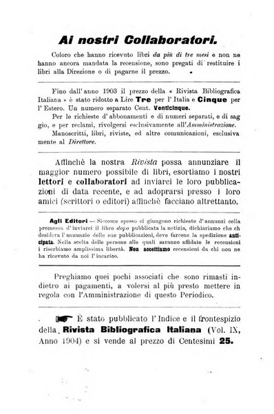 Rivista bibliografica italiana