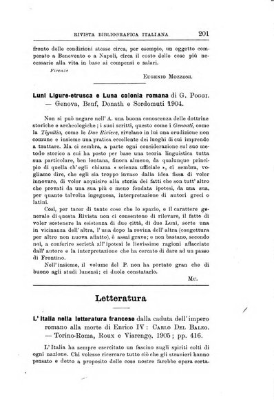 Rivista bibliografica italiana