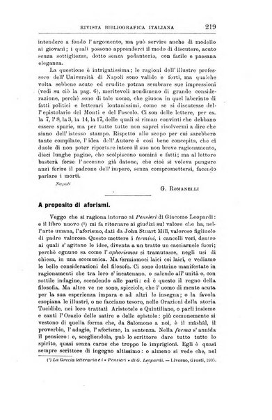 Rivista bibliografica italiana