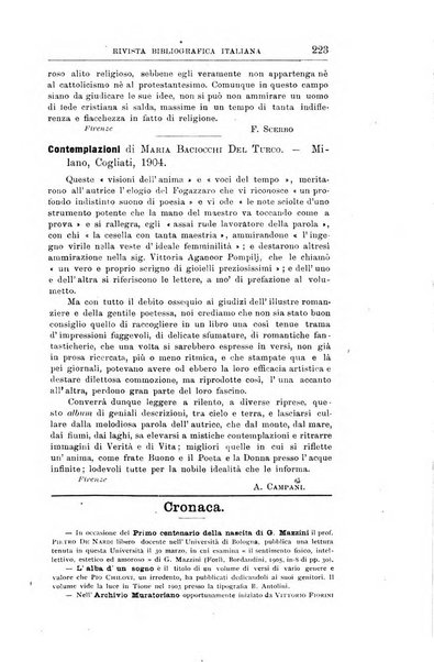 Rivista bibliografica italiana