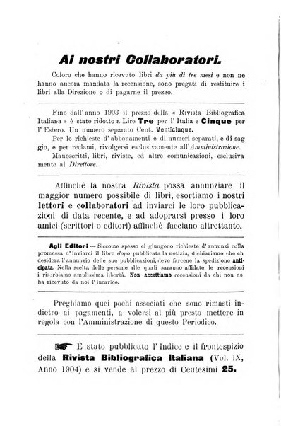 Rivista bibliografica italiana