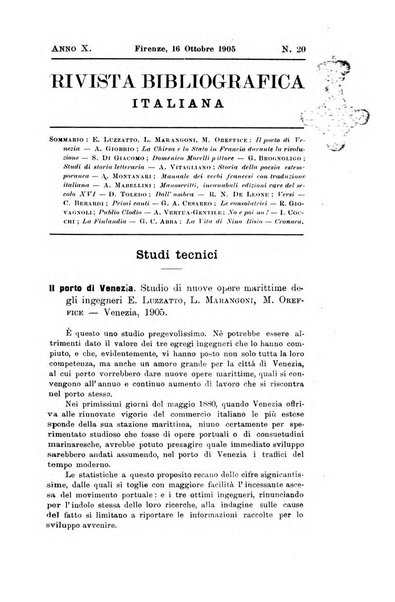 Rivista bibliografica italiana