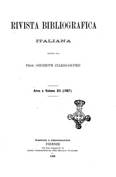 Rivista bibliografica italiana