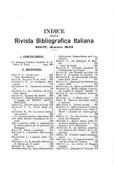 Rivista bibliografica italiana