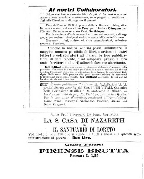 Rivista bibliografica italiana